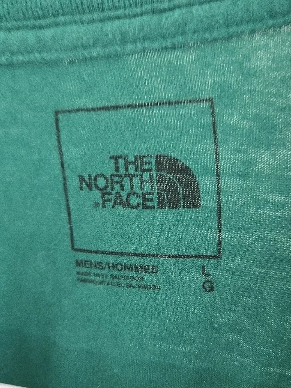 The North Face Long-Sleeve Crew Tee in Teal